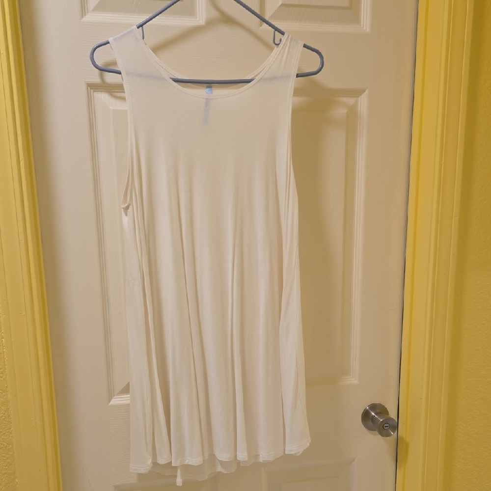 Azules Cream Tank Top